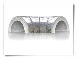 신제품 - 산업용 유리 섬유 파이프 단열재